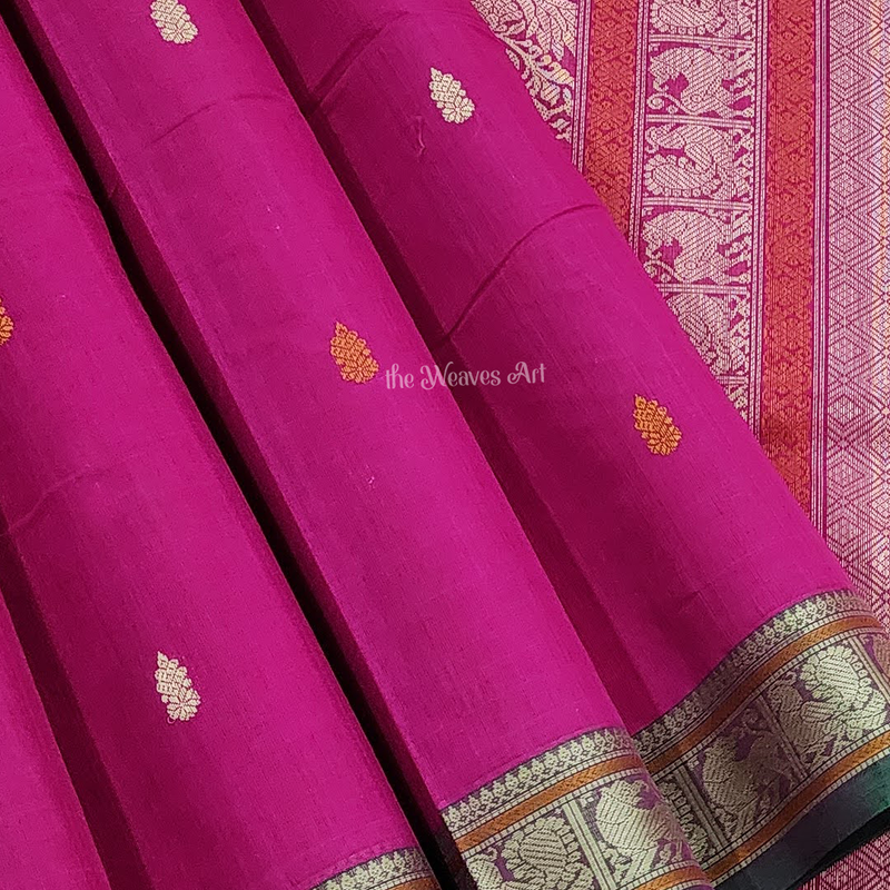 Thilagam Butta Kanchipuram Sarees