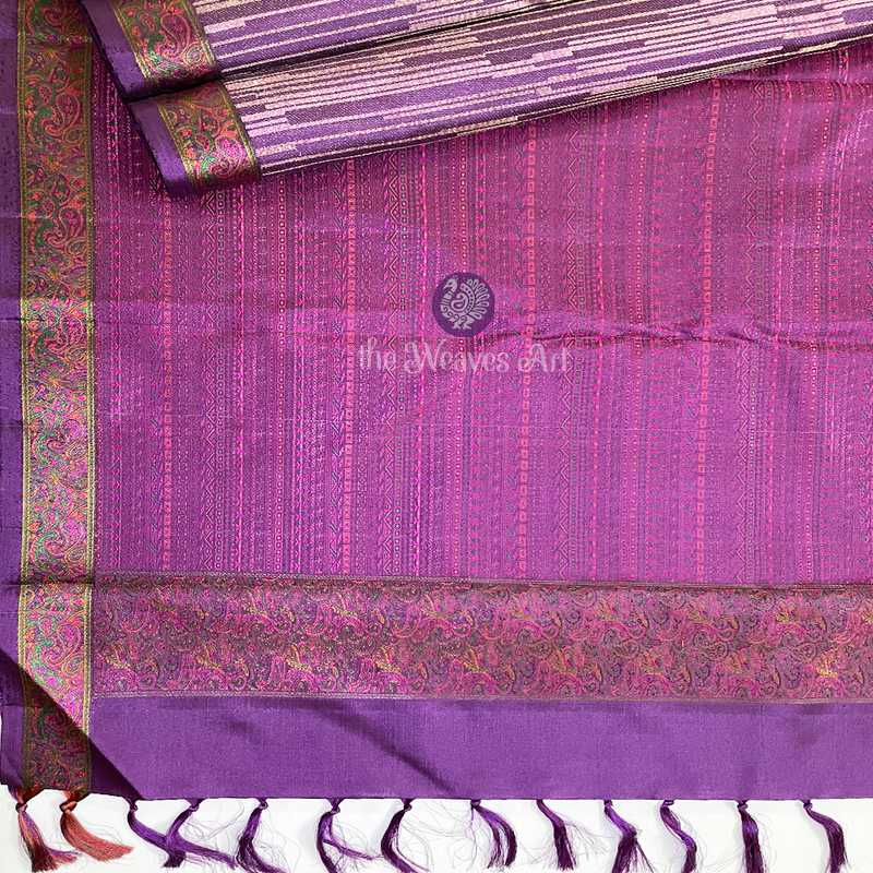 Thread Work Kanchipuram Silk Saree