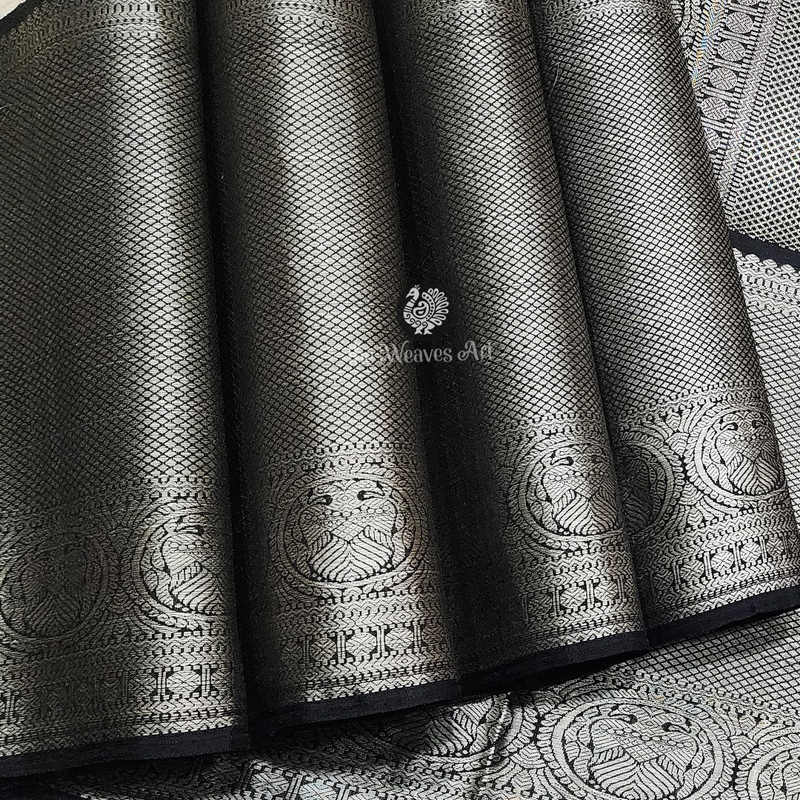 Thread Work Kanchipuram Silk Saree