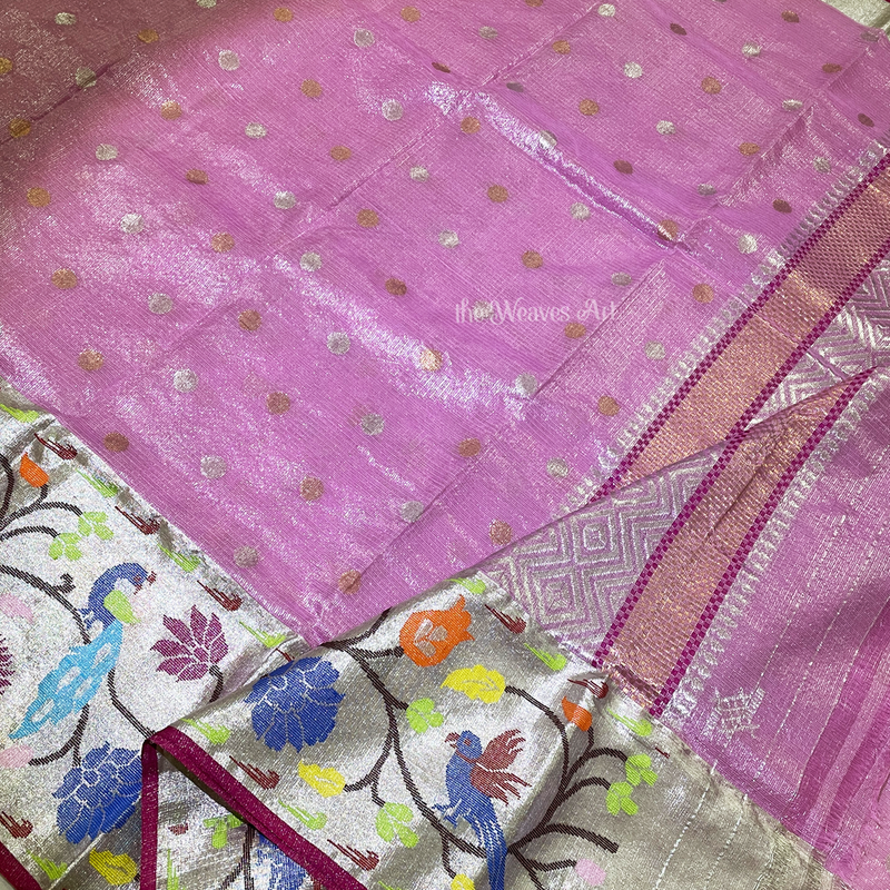 Tissue Pure Zari Sarees