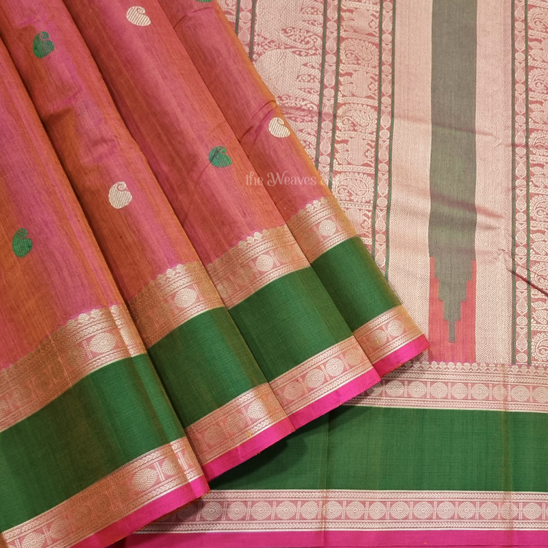 Two Tone Kanchi Cotton Saree