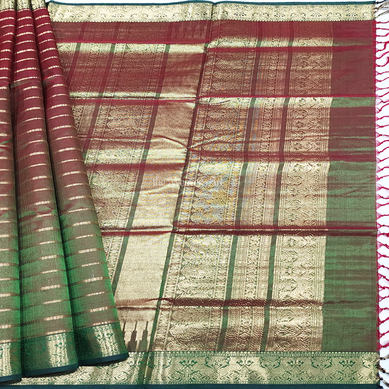 Two tone Kanjivaram Sarees
