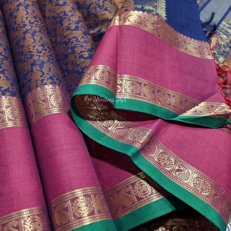 Vanasingaram Kanchi Cotton Saree