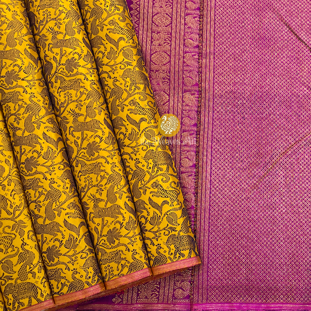 Vanasingaram Kanchi pattu Saree