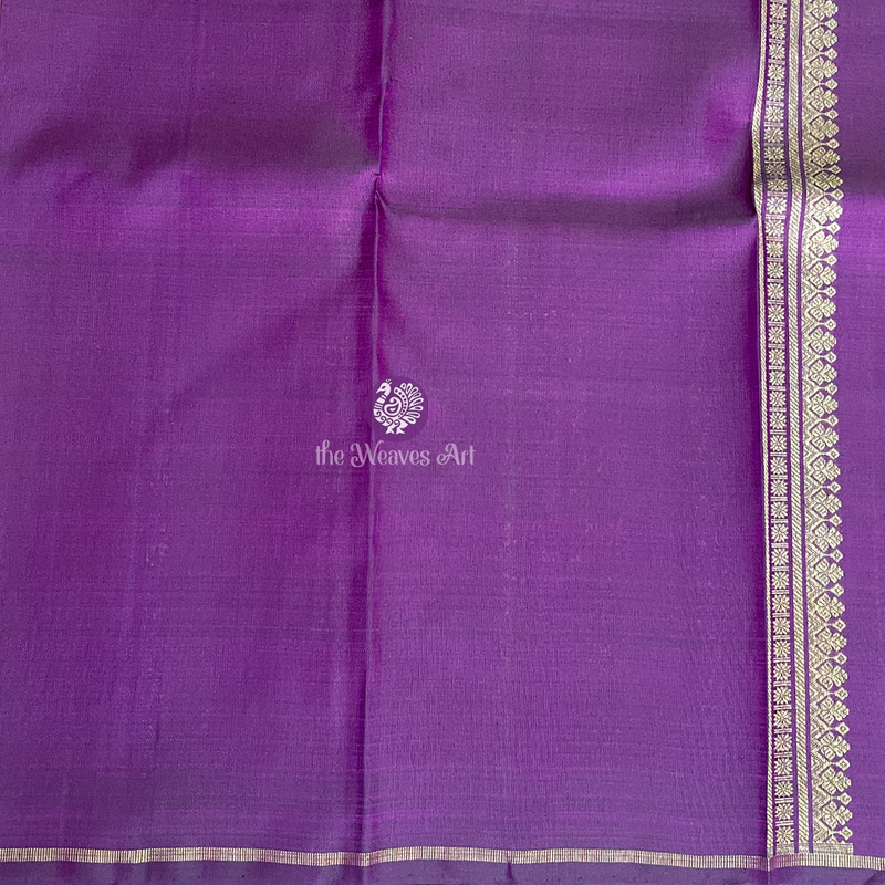 Violet Kanchi Pattu Sarees