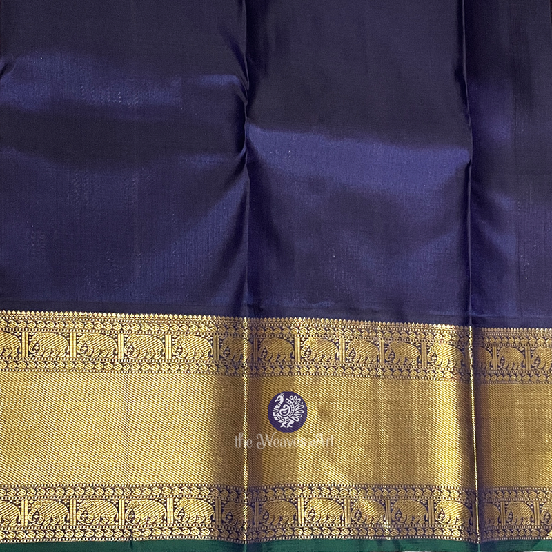 Yellow Checks Kanchipuram Pure Silk Sarees