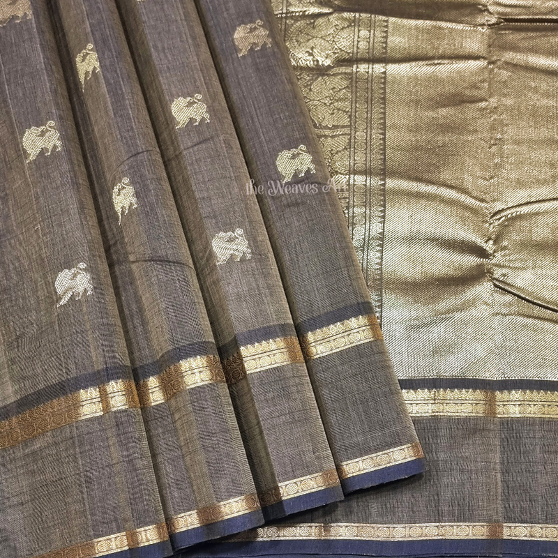 Zari Kanchi Cotton Saree