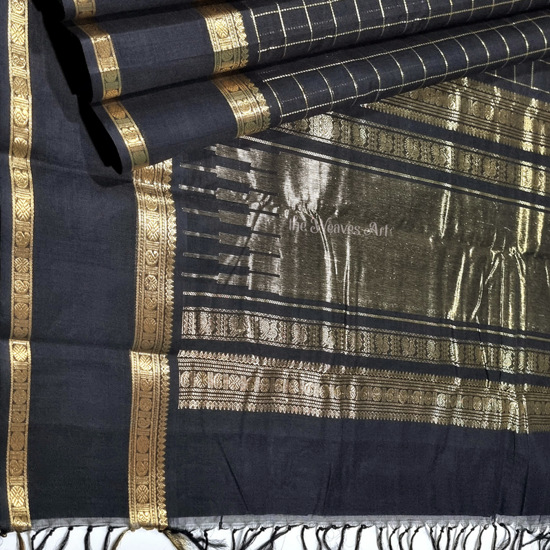 Zari Kanchi Cotton Saree