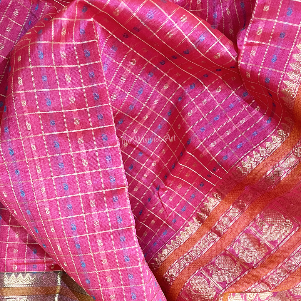 Zari Kanchi Silk Cotton Saree