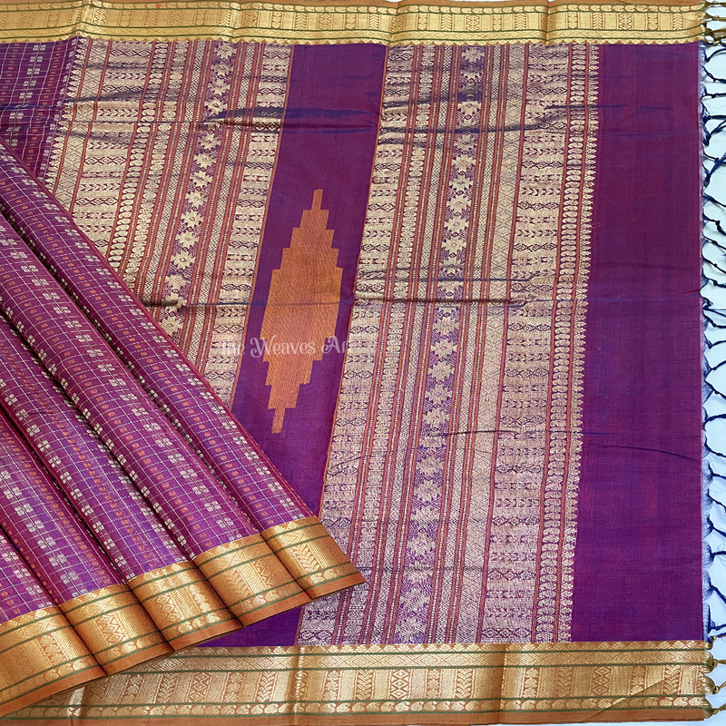 Zari Kanchipuram Silk Cotton Saree
