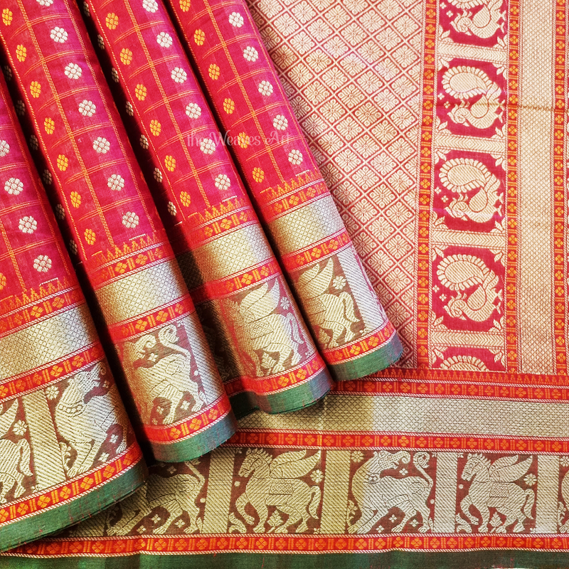 1000 Butta Kanchi Cotton Saree