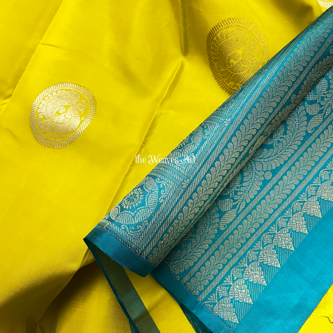 Silk Mark Certified Pure Tussar Silk Yellow Fabric- Indiehaat –  Indiehaat.com