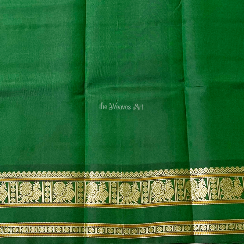 Green Kanchipuram Silk Blouse