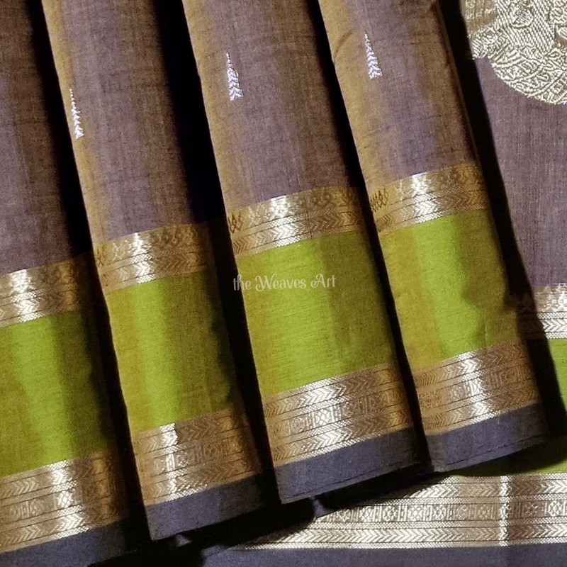 Handloom Kanchi Cotton Saree