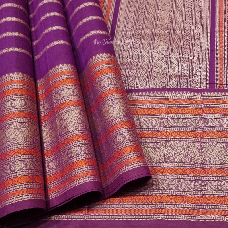 Kanchi Cotton Big border Saree