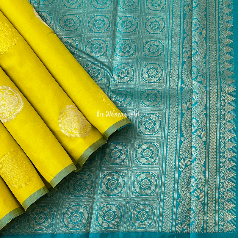 Kanchipuram Borderless Silk Saree