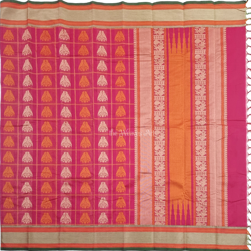 Kanchipuram Retta Kili Saree