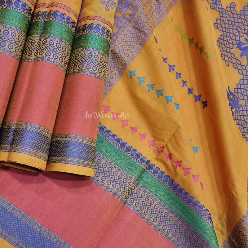 Muggu Design Sarees