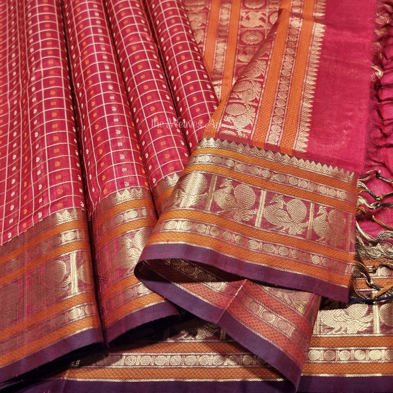 Lakshadeepam Kanchi Silk Cotton Saree