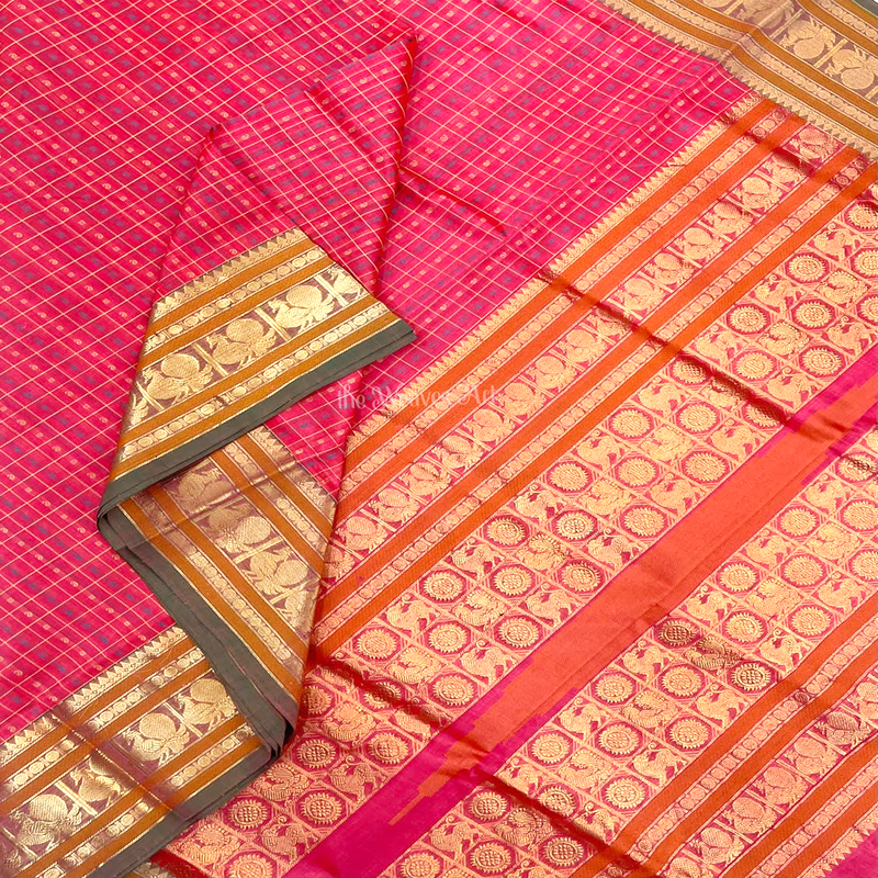 Lakshadeepam Kanchi Silk Cotton Saree