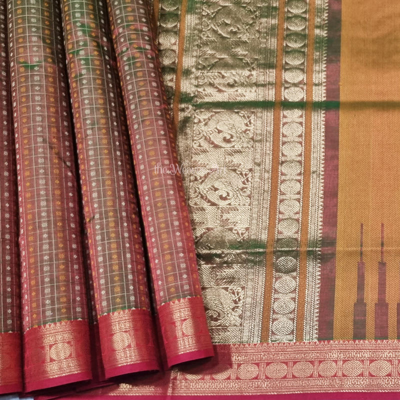 Lakshadeepam Kanchipuram Zari Saree