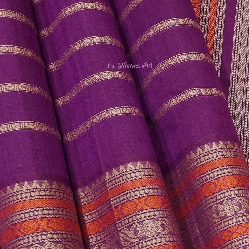 Rudraksham Buttis Kanchi Cotton Saree