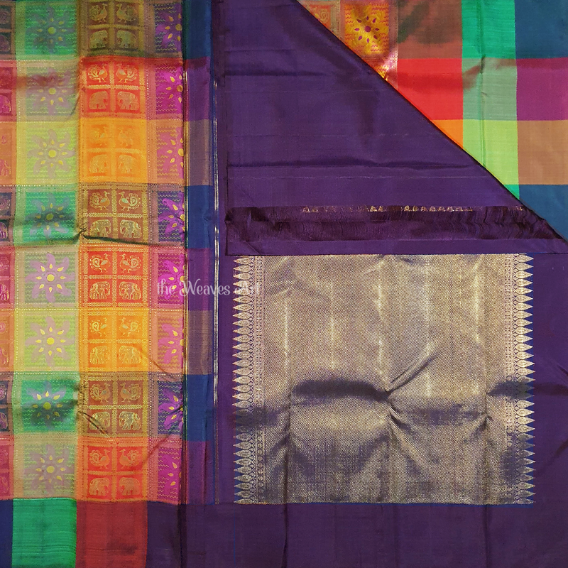 ThreadWork Kanchi-Pattu-Saree