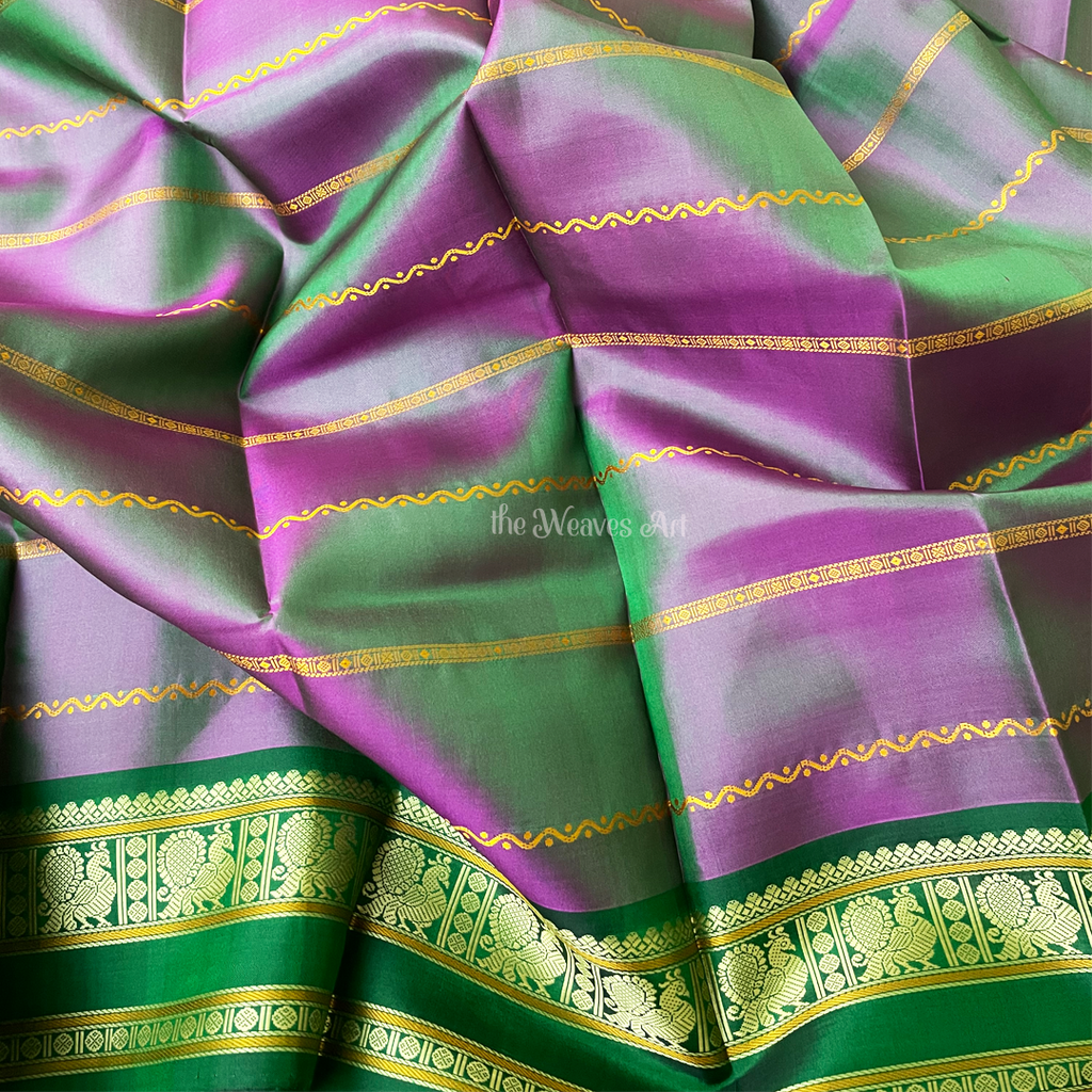 ThreadWork Kanchipuram Silk Saree