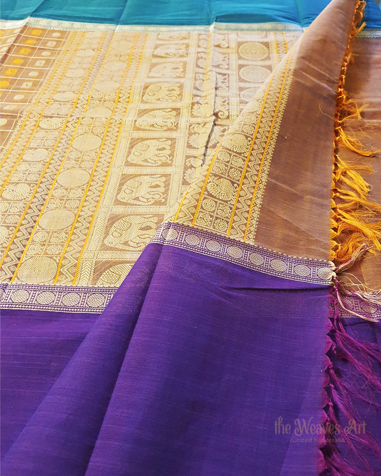 Muppagam Kanchipuram Saree