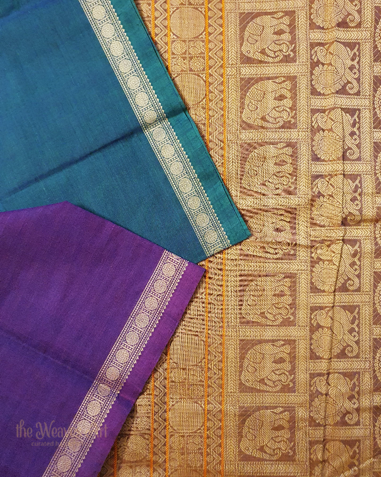 Ganga Jamuna Border Kanchipuram Sarees