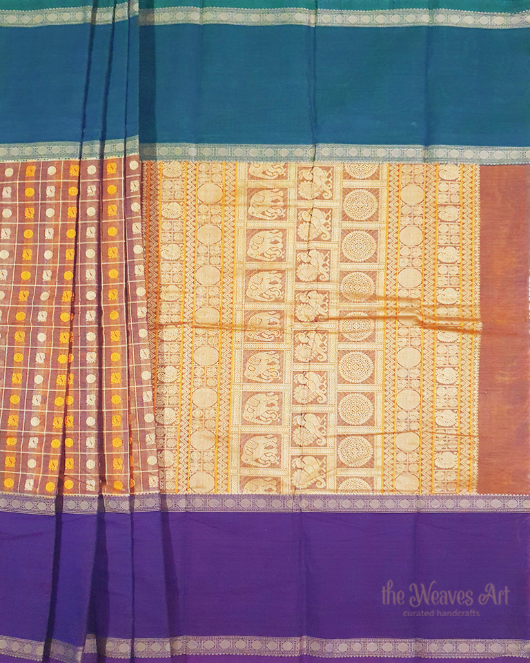 Muppagam 1000 Butta Kanchi Cotton Saree