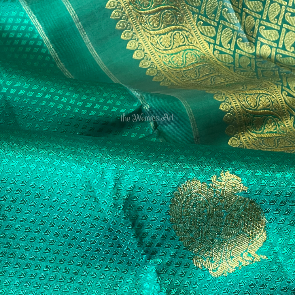 Green Kanchi Pattu Saree