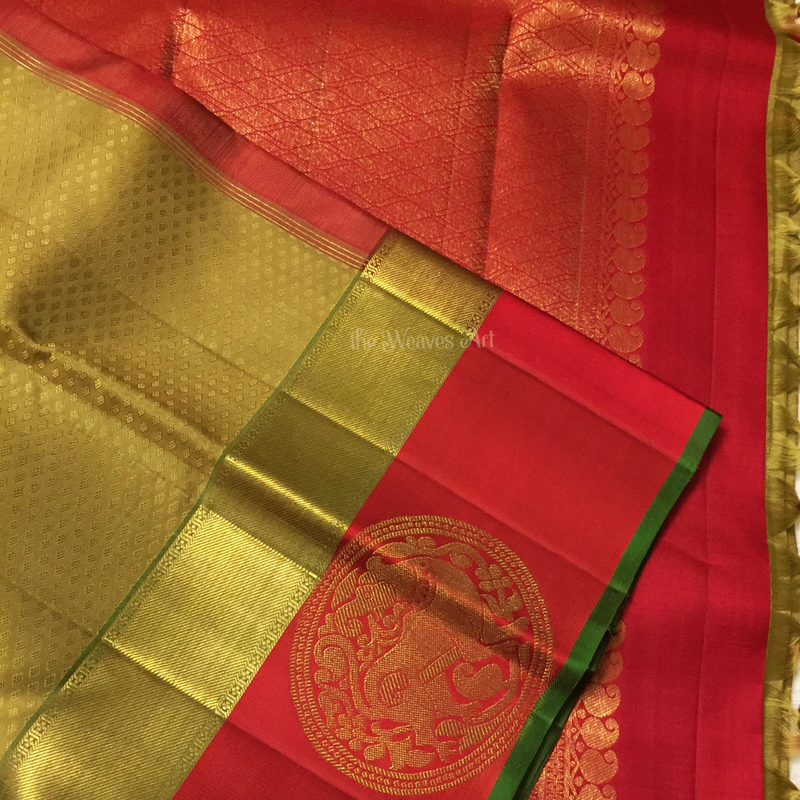 Traditional Kanchi Pattu Saree