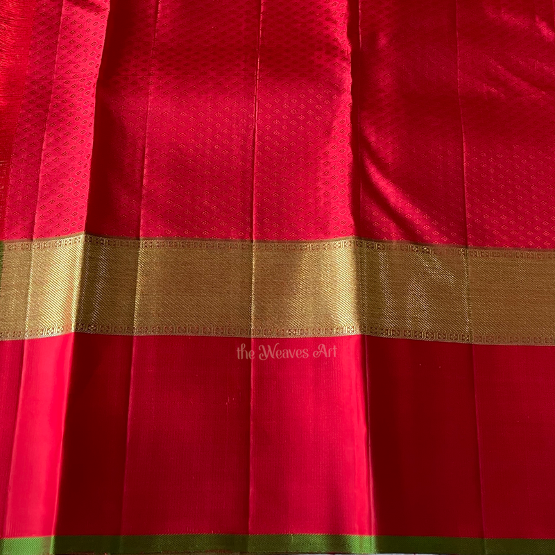 Red Kanchi Pattu Blouse