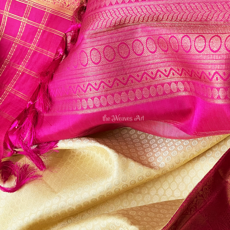 Luxury bridal Kanjivaram Silk Saree