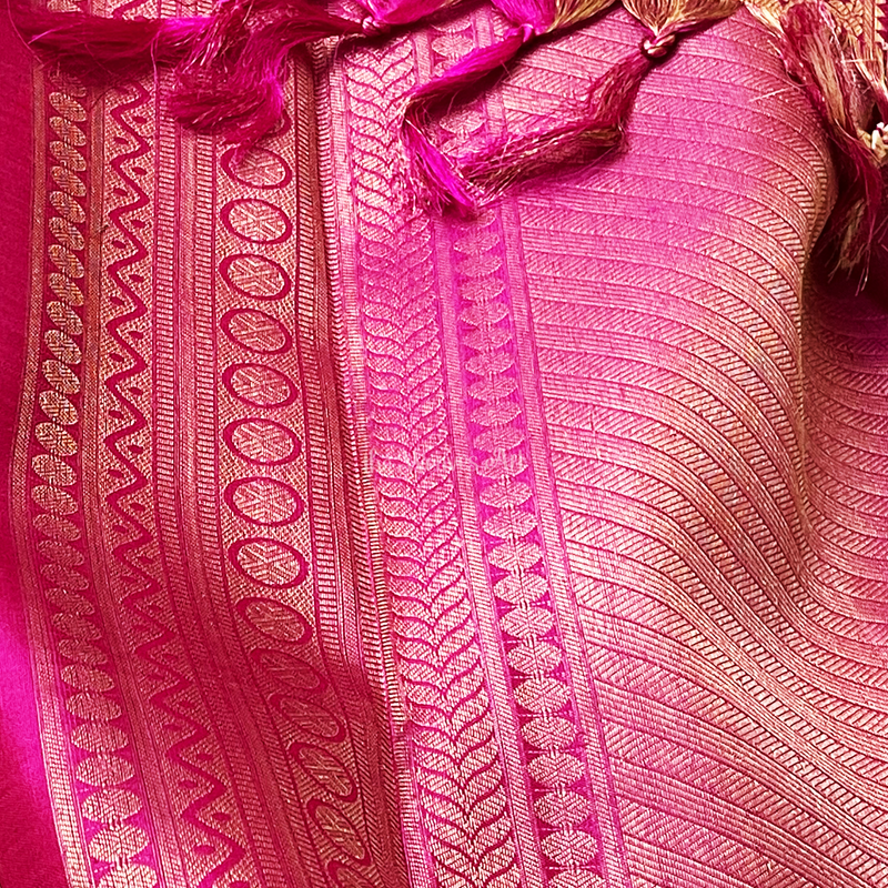 Kanjivaram Saree rich Zari Pallu