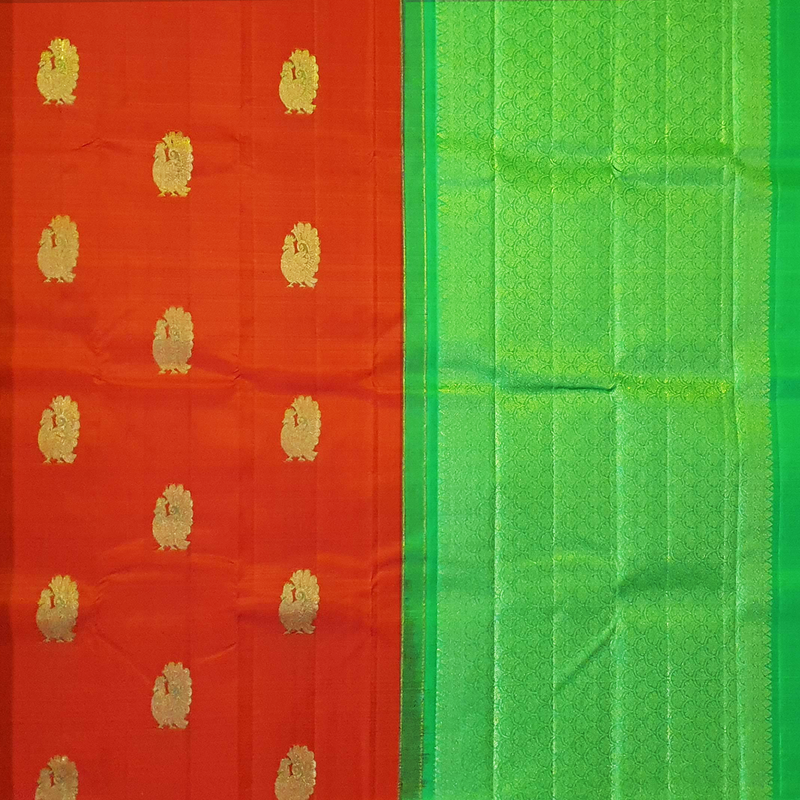 Annam Motifs Kanchipuram Silk Saree
