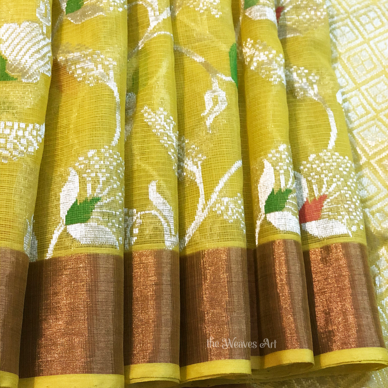 Silver Zari Kota Sarees