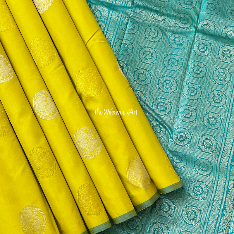 Borderless Kanjivaram Silk Saree