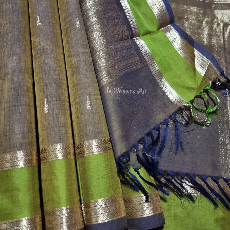 Zari Kanchipuram Cotton Saree