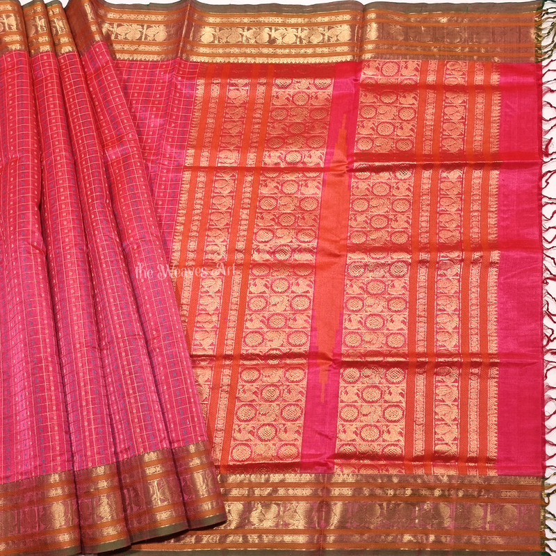 Zari Kanchipuram Silk Cotton Saree