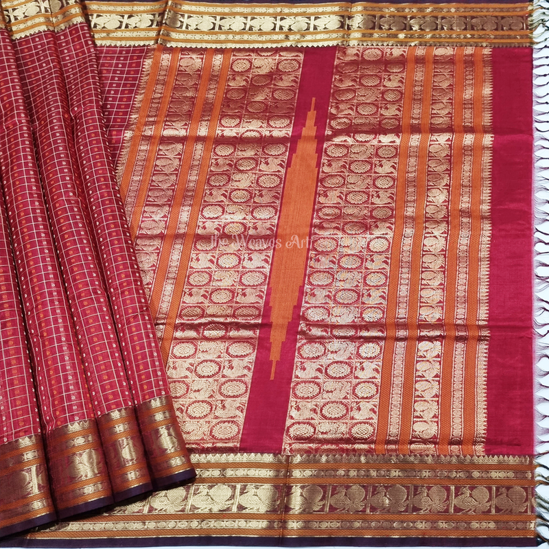 Zari Lakshadeepam Silk Saree